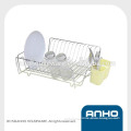 Attractive design iron wire dish rack with rubber cup
